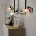 Miniatyrbild 3 av 10: vidaXL Vägglampor 2 st med LED-filamentlampor 8 W multifärg
