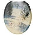 Miniatyrbild 5 av 9: vidaXL Toalettsitsar med lock 2 st MDF strand multifärg