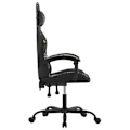 Miniatyrbild 4 av 10: vidaXL Gamingstol svart och kamouflage konstläder Flerfärgsdesign