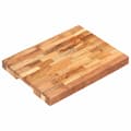 vidaXL Skärbräda 40x30x4 cm massivt akaciaträ Brun
