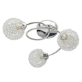 Miniatyrbild 5 av 9: vidaXL Taklampa med 3 LED-glödlampor G9 120 W Vit