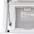 Miniatyrbild 3 av 10: vidaXL Vit köksfläkt i härdat glas med display 600 mm Vit