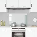 vidaXL Stänkskydd transparent 90x60 cm härdat glas Transparent