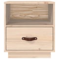 Miniatyrbild 6 av 10: vidaXL Sängbord 40x34x45 cm massiv furu Brun