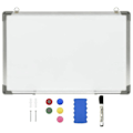 Miniatyrbild 1 av 9: vidaXL Magnetisk whiteboard vit 60x40 cm stål Vit