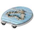 Miniatyrbild 2 av 4: SCHÜTTE Toalettsits högglans med mjuk stängning SHELL HEART MDF multifärg