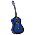 Miniatyrbild 1 av 10: vidaXL Gitarr för nybörjare med fodral klassisk blå 4/4 39"