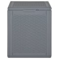 Miniatyrbild 2 av 7: vidaXL Dynbox grå PP rotting 90 l Grå