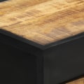 Miniatyrbild 3 av 10: vidaXL Avlastningsbord 110x35x75 cm grovt mangoträ Brun