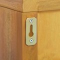 Miniatyrbild 6 av 9: vidaXL Väggmonterat badrumsskåp 45x30x70 cm massiv teak Brun