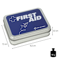 Miniatyrbild 4 av 5: FIRST AID ONLY Nödpaket 22 delar To Go metalllåda Silver