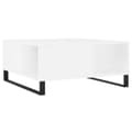 vidaXL Soffbord vit 80x80x36,5 cm konstruerat trä Vit