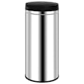 Miniatyrbild 2 av 7: vidaXL Soptunna med automatisk sensor 80 L rostfritt stål Silver