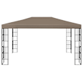 Miniatyrbild 2 av 7: vidaXL Paviljong 4x3 m taupe Taupe