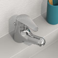 Miniatyrbild 3 av 10: EISL Blandare med utdragbar pip VICO krom Silver
