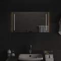 vidaXL Badrumsspegel LED 40x70 cm Transparent