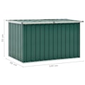 Miniatyrbild 9 av 10: vidaXL Dynbox grön 149x99x93 cm Grön