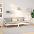 vidaXL Dagbädd vit 80x200 cm massiv furu Vit