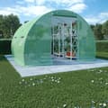 vidaXL Växthus 9m² 300x300x200 cm Grön