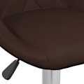 Miniatyrbild 7 av 9: vidaXL Barstolar 2 st brun konstläder Brun