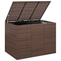 Miniatyrbild 3 av 5: vidaXL Dynbox PE-rotting 145x100x103 cm brun Brun