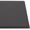 Miniatyrbild 5 av 8: vidaXL Väggpaneler 12 st grå 90x15 cm konstläder 1,62 m² Grå