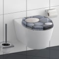 Miniatyrbild 1 av 6: SCHÜTTE Toalettsits med mjuk stängning GREY STONE multifärg