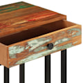 Miniatyrbild 8 av 10: vidaXL U-format sidobord 45x30x61 cm massivt återvunnet trä multifärg