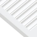 Miniatyrbild 3 av 5: vidaXL Skåpluckor lamelldesign 4 st vit 39,5x39,4 cm massiv furu Vit