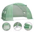 vidaXL Växthus 8 m² 2x4x2 m Grön