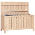 Miniatyrbild 4 av 10: vidaXL Dynbox svart 115x49x60 cm massiv furu Brun