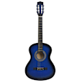 Miniatyrbild 6 av 10: vidaXL Gitarr för nybörjare 8 delar klassisk blå 3/4 36" Blå