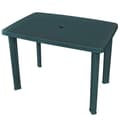 vidaXL Trädgårdsbord grön 101x68x72 cm plast Grön
