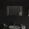 vidaXL Badrumsspegel LED 40x60 cm Transparent