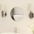 vidaXL Spegel utan ram rund 30 cm glas Silver