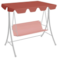Miniatyrbild 1 av 6: vidaXL Reservtak för hammock terrakotta 188/168x145/110cm Orange