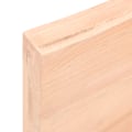 Miniatyrbild 8 av 10: vidaXL Bordsskiva 60x60x(2-6) cm obehandlad massiv ek levande kant Brun