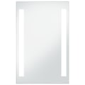 Miniatyrbild 1 av 9: vidaXL Badrumsspegel LED 60x100 cm Silver