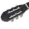 Miniatyrbild 4 av 7: vidaXL Gitarr för nybörjare klassisk svart 4/4 39" amerikansk lind Svart