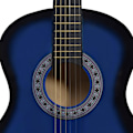 Miniatyrbild 6 av 10: vidaXL Gitarr för nybörjare med fodral klassisk blå 3/4 36"