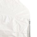 Miniatyrbild 4 av 6: vidaXL Paviljong med tak vit 5,88x2,23x3,75 m polyeten Vit