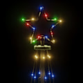 Miniatyrbild 5 av 10: vidaXL Julgranskon färgglad 108 LEDs 70x180 cm Flerfärgsdesign