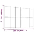 vidaXL Rumsavdelare 6 paneler brun 300x200 cm tyg Brun