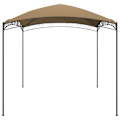 Miniatyrbild 3 av 5: vidaXL Paviljong 3x4x2,65 m taupe 180 g/m² Taupe