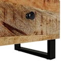 Miniatyrbild 7 av 10: vidaXL Nattduksbord 2 st 40x33x46 cm massivt mangoträ Svart