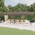 Miniatyrbild 1 av 10: vidaXL Hopfällbart partytält taupe 3x6 m Taupe