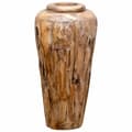 vidaXL Dekorativ vas 40x80 cm massiv teak Brun