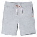 vidaXL Barnshorts med snöre grå 140 Grå