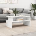 vidaXL Soffbord vit 90x55x42,5 cm konstruerat trä Vit