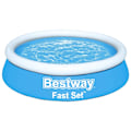 Miniatyrbild 2 av 3: Bestway Uppblåsbar pool Fast Set rund 183x51 cm blå